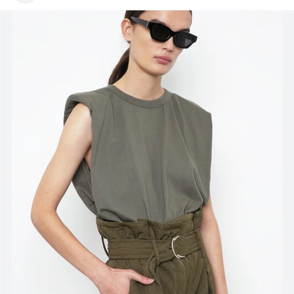 Frankie shop Eva padded muscle tee